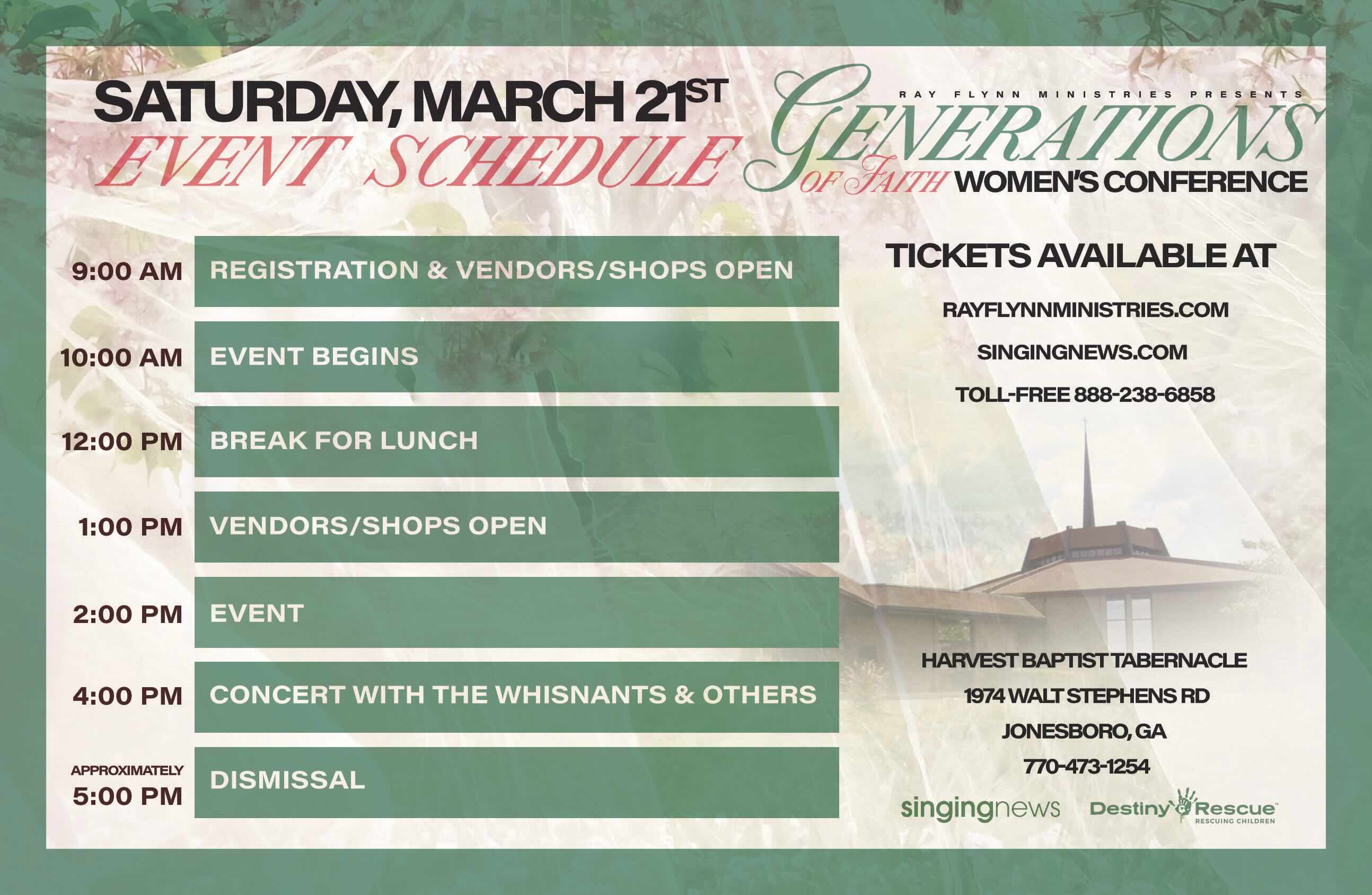 Ray Flynn Ministries | Generations Of Faith Women's Conference