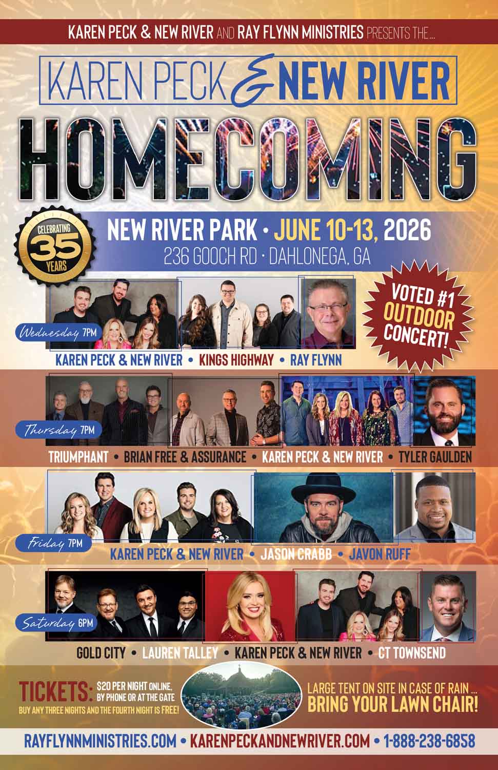 Karen Peck & New River Homecoming | Brochure