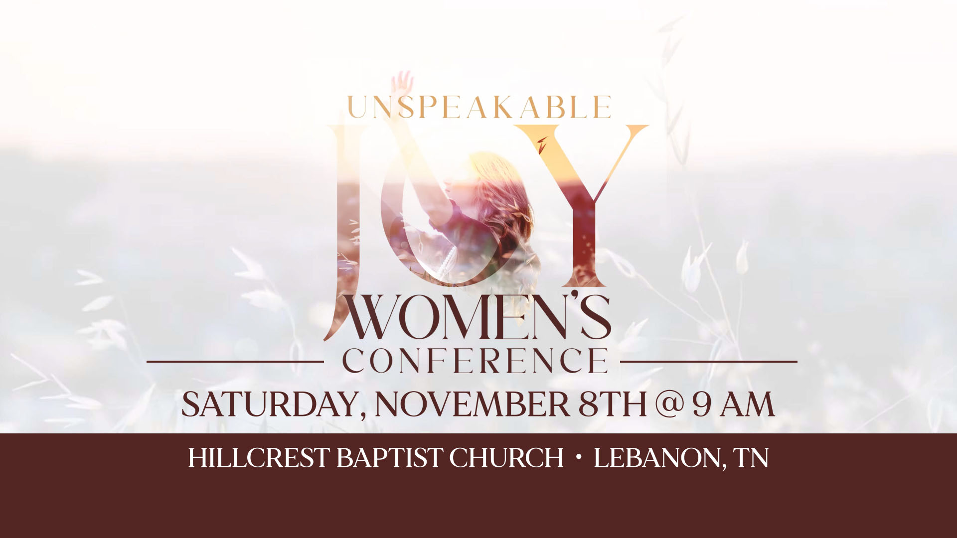 Unspeakable Joy Women's Conference